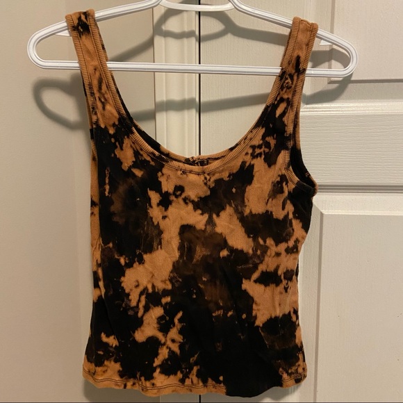 Bleach tie-dye crop top - Picture 2 of 2